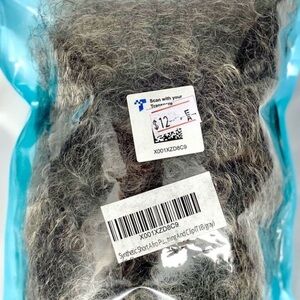 Synthetic Afro Bun 1b/Gray